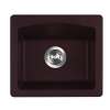 16 x 18 Granite Dual Mount Bar Sink in Espresso, QZ01816BS.170