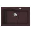 22 x 33 Granite Drop in Ascend Bowl Sink in Espresso, QZ03322AD.170