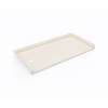 30 x 60 Swanstone(R) Alcove Shower Pan with Left Hand Drain in Tahiti White, SB03060LM.011