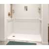 30 x 60 Swanstone(R) Alcove Shower Pan with Left Hand Drain Coastal Sands, SB03060LM.013