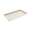 30 x 60 Swanstone(R) Alcove Shower Pan with Left Hand Drain Mountain Mist, SB03060LM.141