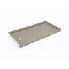 30 x 60 Swanstone(R) Alcove Shower Pan with Right Hand Drain Limestone, SB03060LM.218