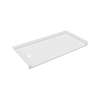 30 x 60 Swanstone(R) Alcove Shower Pan with Right Hand Drain in White, SB03060RM.010