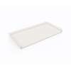 30 x 60 Swanstone(R) Alcove Shower Pan with Right Hand Drain in Bisque, SB03060RM.018