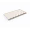 34 x 62 Performix Alcove ADA Shower Pan with Center Drain in Tahiti White, SB03462.011