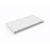 34 x 62 Performix Alcove ADA Shower Pan with Center Drain in Ice, SB03462.130