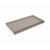 34 x 62 Performix Alcove ADA Shower Pan with Center Drain Limestone, SB03462.218