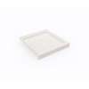 36 x 36 Swanstone(R) Corner Shower Pan with Center Drain in Bisque, SD03636MD.018