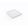 36 x 36 Swanstone(R) Corner Shower Pan with Center Drain in Ice, SD03636MD.130