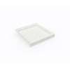 36 x 36 Swanstone(R) Corner Shower Pan with Center Drain Carrara, SD03636MD.221