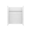 NexTile 6030 Direct-to-Stud Four-Piece Alcove Shower Wall Kit in White, SE6030S.010