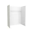 NexTile 6030 Direct-to-Stud Four-Piece Alcove Shower Wall Kit in White, SE6030S.010