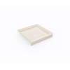 32 x 32 Swanstone(R) Alcove Shower Pan with Center Drain in Tahiti White, SF03232MD.011