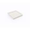 32 x 32 Swanstone(R) Alcove Shower Pan with Center Drain in Bisque, SF03232MD.018