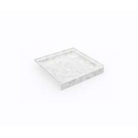 SS-3232 32 x 32 Swanstone(R) Alcove Shower Pan with Center Drain in Ice