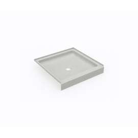 SS-3232 32 x 32 Swanstone(R) Alcove Shower Pan with Center Drain Birch