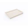 32 x 48 Swanstone(R) Alcove Shower Pan with Center Drain in Tahiti White, SF03248MD.011