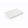 32 x 48 Swanstone(R) Alcove Shower Pan with Center Drain in Ice, SF03248MD.130