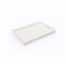 SS-3248 32 x 48 Swanstone(R) Alcove Shower Pan with Center Drain Carrara