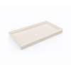 32 x 60 Swanstone(R) Alcove Shower Pan with Center Drain in Tahiti White, SF03260MD.011