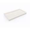 32 x 60 Swanstone(R) Alcove Shower Pan with Center Drain in Bisque, SF03260MD.018