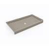 32 x 60 Swanstone(R) Alcove Shower Pan with Center Drain Limestone, SF03260MD.218