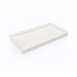 SS-3260 32 x 60 Swanstone(R) Alcove Shower Pan with Center Drain in Carrara