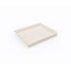 34 x 42 Swanstone(R) Alcove Shower Pan with Center Drain in Tahiti White, SF03442MD.011