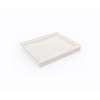34 x 42 Swanstone(R) Alcove Shower Pan with Center Drain in Bisque, SF03442MD.018