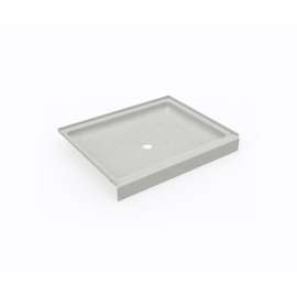 SS-3442 34 x 42 Swanstone(R) Alcove Shower Pan with Center Drain Birch