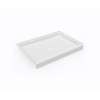 34 x 48 Swanstone(R) Alcove Shower Pan with Center Drain in White, SF03448MD.010