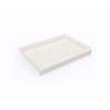 34 x 48 Swanstone(R) Alcove Shower Pan with Center Drain in Bisque, SF03448MD.018