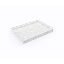 SS-3448 34 x 48 Swanstone(R) Alcove Shower Pan with Center Drain in Ice