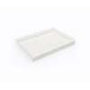 34 x 48 Swanstone(R) Alcove Shower Pan with Center Drain Carrara, SF03448MD.221