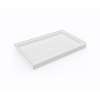 34 x 54 Swanstone(R) Alcove Shower Pan with Center Drain in White, SF03454MD.010