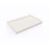 34 x 54 Swanstone(R) Alcove Shower Pan with Center Drain in Bisque, SF03454MD.018