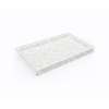 34 x 54 Swanstone(R) Alcove Shower Pan with Center Drain in Ice, SF03454MD.130