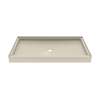 34 x 60 Swanstone(R) Alcove Shower Pan with Center Drain in Coastal Sands, SF03460MD.013