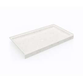 SS-3460 34 x 60 Swanstone(R) Alcove Shower Pan with Center Drain in Carrara