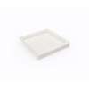36 x 36 Swanstone(R) Alcove Shower Pan with Center Drain in Bisque, SF03636MD.018