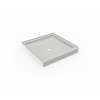 36 x 36 Swanstone(R) Alcove Shower Pan with Center Drain Birch, SF03636MD.226