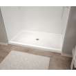 36 x 60 Swanstone(R) Alcove Shower Pan with Center Drain in White, SF03660MD.010