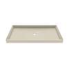 36 x 60 Swanstone(R) Alcove Shower Pan with Center Drain Coastal Sands, SF03660MD.013