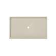 36 x 60 Swanstone(R) Alcove Shower Pan with Center Drain Coastal Sands, SF03660MD.013
