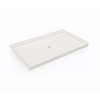 36 x 60 Swanstone(R) Alcove Shower Pan with Center Drain in Bisque, SF03660MD.018