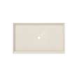 36 x 60 Swanstone(R) Alcove Shower Pan with Center Drain Mountain Mist, SF03660MD.141