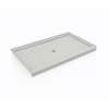 36 x 60 Swanstone(R) Alcove Shower Pan with Center Drain Birch, SF03660MD.226