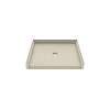 37 x 38 Swanstone(R) Alcove Shower Pan with Center Drain Coastal Sands, SF03738MD.013