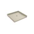 37 x 38 Swanstone(R) Alcove Shower Pan with Center Drain Coastal Sands, SF03738MD.013