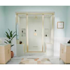SS-4236 42 x 36 Swanstone(R) Alcove Shower Pan with Center Drain Coastal Sands
